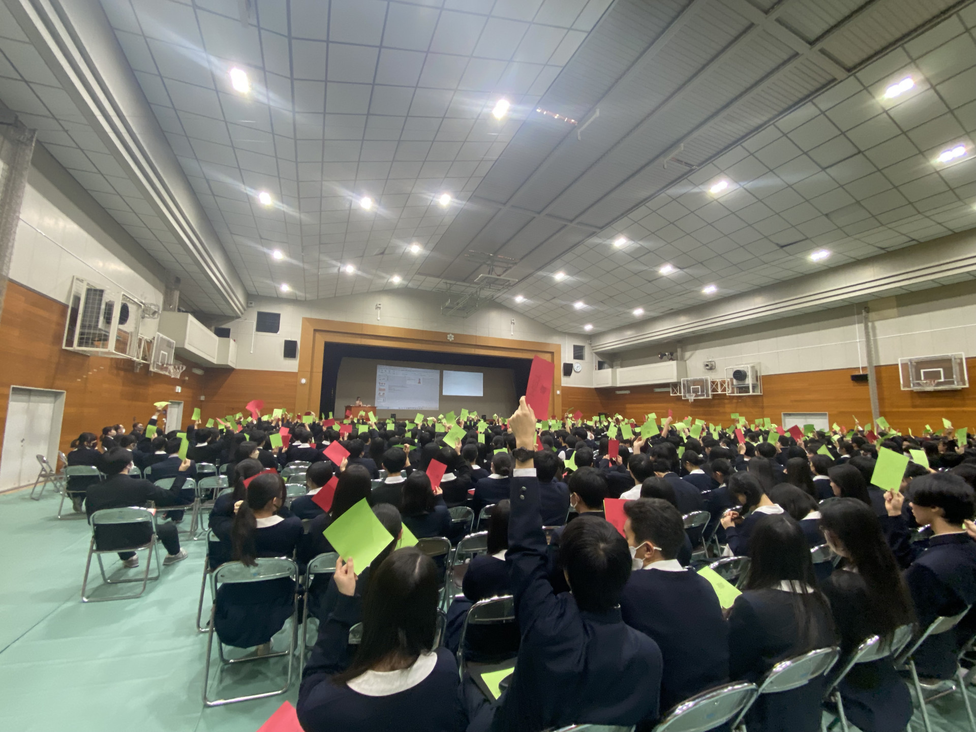 ６　体育館発表
